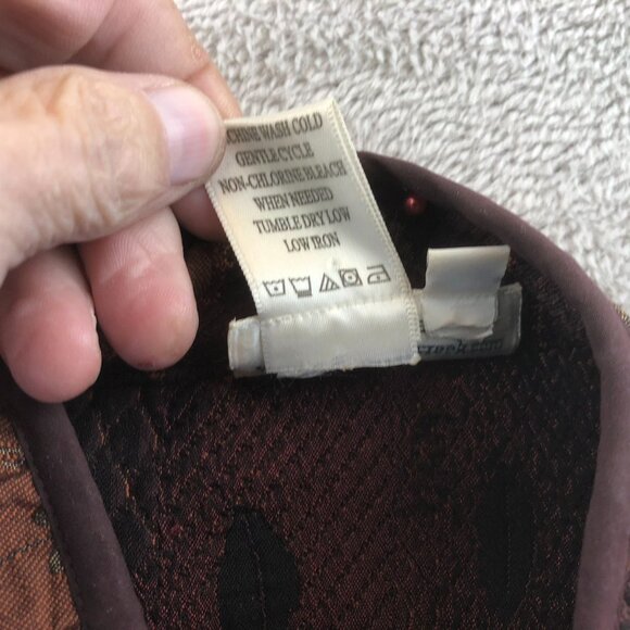 Coldwater Creek Women's Small Multicolor Patchwork Jacket - Picture 8 of 10